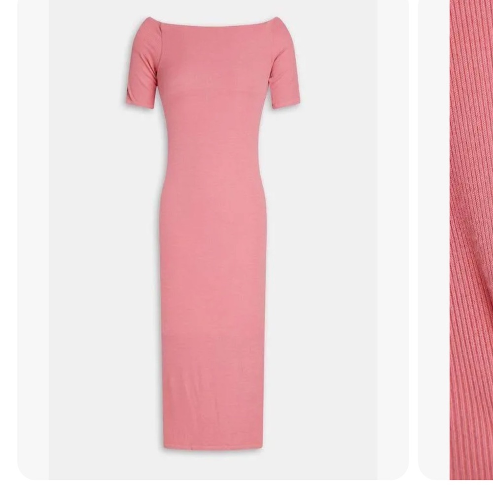 ENZA costa pink midi dress